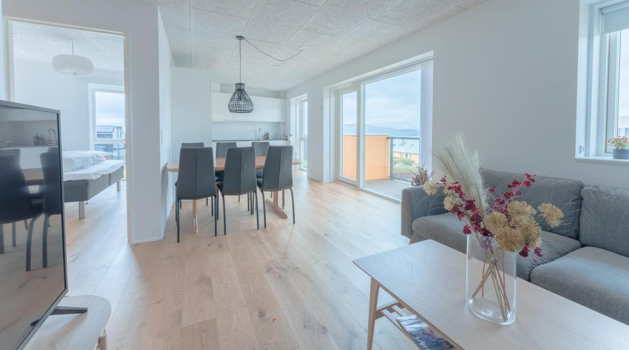 Ferienwohnung New / Stunning Sea View / Light / 3 BR Tórshavn Exterior foto